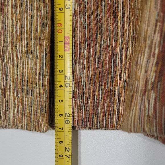 Philippe Adec Brown Orange Cotton Blend Button Front Lightweight Blazer Size 10 - Picture 13 of 15